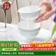 NINE CRANES景德鎮餐具碗組合家用米飯碗輕奢高溫陶瓷高級感4.5英寸飯碗6個(gè)