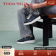 THOM WILLS【增高4.5cm】牛仔布德訓鞋男厚底運動(dòng)休閑鞋舒適板鞋冬 深藍G1165 40 /7碼