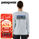 巴塔哥尼亞（Patagonia） 女士棉混紡圓領(lǐng)長(cháng)袖T恤L/S P-6 Logo 37603 WHI S 160/165(CM) 50/56(KG)
