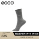 愛(ài)步（ECCO）戶(hù)外專(zhuān)用運動(dòng)鞋襪 黑灰時(shí)尚長(cháng)絨中幫保暖襪子 9085482 麻灰色908548290870含 1雙 均碼 4244