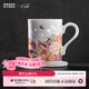 景德鎮（jdz）官方中式創(chuàng  )意陶瓷馬克杯情侶杯子咖啡杯家用玲瓏喝水杯生日送禮物 花鏡馬克杯四件套