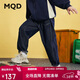 馬騎頓（MQD）男童秋季新品中大童學(xué)院風(fēng)百搭休閑牛仔褲 原牛仔色 130