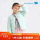 麗嬰房【商場(chǎng)同款】三防羽絨服兒童羽絨服男女童輕薄款內膽秋冬保暖外套 鼠尾草綠 130 cm/8歲