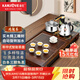 金灶（KAMJOVE）雞翅木實(shí)木茶具套裝燒水壺茶具茶盤(pán)套裝茶臺燒水壺一體式 K-185 搭配K9茶爐+茶具+茶渣桶