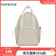 熱風(fēng)（Hotwind）背包春秋新款女士尼龍雙肩包運動(dòng)戶(hù)外大容量健身手提包 03米色 中