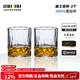 MUMU高級感輕奢高端威士忌專(zhuān)用杯家用水晶洋酒杯套裝烈酒玻璃喝酒杯子 星鉆杯 300ml 2只