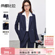 尚都比拉職業(yè)通勤西裝套裝女春秋季正裝免燙抗皺外套褲子面試兩件套西服