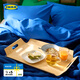 宜家（IKEA）SILVERHAJMAL希爾哈伊瑪上菜托盤(pán)早餐盤(pán)茶水盤(pán) 竹托盤(pán)58x38cm