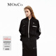 MO&Co.【UPF40+防曬服】夾克春夏立體口袋棒球服戶(hù)外時(shí)裝摩安珂 黑色 M 165