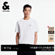 杰克·瓊斯（JACK&JONES）男裝T恤肌理感格紋胸前精致刺繡舒適百搭潮流簡(jiǎn)約短袖225201231 A06雪白色 S （170）