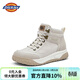 Dickies休閑鞋女鞋2025秋冬新款高幫鞋女厚底增高鞋戶(hù)外登山運動(dòng)鞋女短靴 米色 39