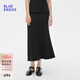 BLUE ERDOS半身裙女25春夏新款優(yōu)雅簡(jiǎn)約微彈舒適A字包臀半裙B255F3003 黑 L (170)