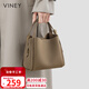 viney包包女包牛皮水桶包輕奢斜挎手提單肩包生日三八38女神節禮物