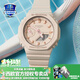 卡西歐（CASIO）女表GSHOCK獨角獸可愛(ài)粉色玫瑰金送女友時(shí)尚防水學(xué)生運動(dòng)電子手表 GMA-S2100-4甜美少女粉