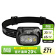 奈特科爾（NITECORE）NU33 戶(hù)外運動(dòng)越野跑強光頭燈USB-C可充電三光源輕量頭戴式夜跑燈 NU33【內置電池USB-C直充】
