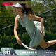 威爾勝（Wilson）官方夏季女士PLEAT FLOW沖孔透氣收腰修身網(wǎng)球運動(dòng)連衣裙 WW20123512GNQ-水灰綠 M
