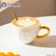 蘇氏陶瓷荷蘭UNC聯(lián)合出品Good Morning早餐咖啡杯牛奶花茶拿鐵杯-雪山白色