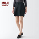 MUJI女式 萊賽爾纖維 短褲 褲子 休閑褲女士 夏天 女裝 BEC11C3S 黑色 XS