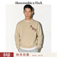 Abercrombie & Fitch【經(jīng)典LOGO】美式絨感套頭毛衣針織衫上衣25秋冬男裝120-5181 卡其色 XL (180/116A)