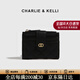 CHARLIE&KELLI CK品牌包包女款2026新款簡(jiǎn)約女士錢(qián)包百搭小巧錢(qián)包生日禮物女 黑色【京倉配送 限定禮盒款】
