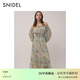 SNIDEL連衣裙女26春夏新品紐約植物園聯(lián)名泡泡袖印花SWFO261095 薄荷綠 S (0)