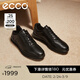 愛(ài)步（ECCO）經(jīng)典皮鞋  春夏舒適真皮商務(wù)休閑鞋增高男鞋爸爸皮鞋 雅仕207124 黑色20712401001 43