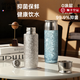 紀詩(shī)哲（GIEVSZHE）純鈦保溫杯男士磁吸蓋茶水分離水杯便攜小巧鈦杯新年生日禮物 高檔禮品盒-450ML冰晶銀