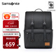 新秀麗（Samsonite）雙肩包男電腦背包商務(wù)休閑通勤書(shū)包大容量送男友老公新年禮物TT1 黑色|2年質(zhì)保|容量23L