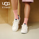 UGG春季男士平底系帶輕盈舒適低幫運動(dòng)南灣休閑鞋1108959WHT|白色44