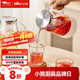 小熊（Bear）家用冷水壺 高硼硅玻璃杯 防燙硅膠底1.5L大容量涼水壺杯子啤酒杯