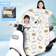 南極人（Nanjiren）2026新款夏季電動(dòng)車(chē)擋風(fēng)被親子款斗篷款筐罩車(chē)防曬大中小型電瓶車(chē)防雨防風(fēng)遮陽(yáng)被加大側翼四季通用 【親子款—大天窗—加大側翼】米暴富兔