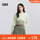 森馬（Semir）[商場(chǎng)同款]長(cháng)袖T恤女短款上衣背心2025春寬松兩件套102125101001