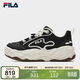 FILA斐樂(lè )易烊千璽同款男BROOK 2面包摩登板鞋流沙鞋休閑黑色運動(dòng)鞋子