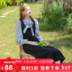 LAGOGO法式黑色簡(jiǎn)約連衣裙女拉谷谷春季新款氣質(zhì)百搭彈力背心裙子 黑色(W1) L