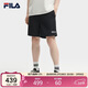 FILA斐樂(lè )官方情侶運動(dòng)短褲2025夏季休閑山系戶(hù)外梭織五分褲男