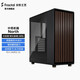 分形工藝（Fractal Design）North FD機(jī)箱中塔黑色Mesh網(wǎng)孔風(fēng)冷支持ATX白色臺(tái)式自帶2*14cm風(fēng)扇360水冷顯卡355胡桃木面板電腦 North 木炭黑 鋼化玻璃(深色)