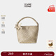 ECODAY編織托特包通勤包女包大容量單肩手提包送女友生日38女神節禮物 My dear friend-B014X 香檳色 小號