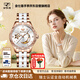 金仕盾（JIN SHI DUN）瑞士認證品牌女士手表2026新款全自動(dòng)機械表防水女生輕奢腕表生日