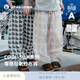 white wheat【桑蠶絲】?jì)和?6夏季新款褲子男童薄束腳褲女寶防蚊褲 奶昔白【愛(ài)心】 蠶絲竹節 100