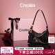 蔻一（Cnoles）斜挎包包女款大容量單肩包牛皮輕奢hobo包高級感女士包