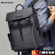 Marcue karos雙肩包男背包商務(wù)時(shí)尚休閑多功能大容量電腦包出差旅行包青年書(shū)包 M20210164印花