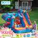 博士豚充氣城堡室外大型兒童水池滑梯室內淘氣堡廣場(chǎng)水上樂(lè )園設備蹦床 72018 動(dòng)物警局( 雙氣墊款 )