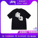 斯圖西（stussy）·斯圖西皇冠骰子印花圓領(lǐng)短袖T恤男女同款情侶寬松休閑上 黑色(皇冠骰子) L