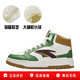 安踏啟源982丨加絨棉鞋板鞋男鞋春季新款高幫保暖加厚休閑鞋112448961 【加絨】象牙白/鹽欖綠/土壤棕-3 41