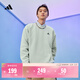 adidas情侶款寬松抓絨圓領(lǐng)長(cháng)袖衛衣套頭衫男女秋季阿迪達斯輕運動(dòng)   淺綠   L