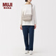MUJI 不易沾水 迷你挎包 包包女包斜挎包 單肩包 EFD12A6S 淺米色