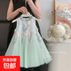 女童連衣裙夏裝2026新款洋氣兒童網紗公主背心裙女孩禮服公主裙子 蝶戀花網紗裙 130