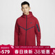 耐克（NIKE）男子全長(cháng)拉鏈開(kāi)襟連帽衫HV0950-687 紅色 L