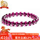 石玥珠寶收藏級6-7mm巴西紫牙烏石榴石手鏈轉運天然手串男女士款 水晶瑪瑙