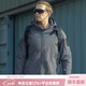龍牙五代龍牙城市潛伏者軟殼防風(fēng)耐磨戰術(shù)外套男士戰術(shù)通勤夾克 格洛克灰 L 180/100A